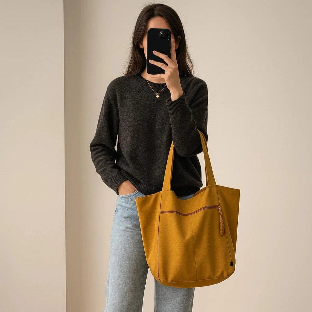 Sac de Cours Doré Doré