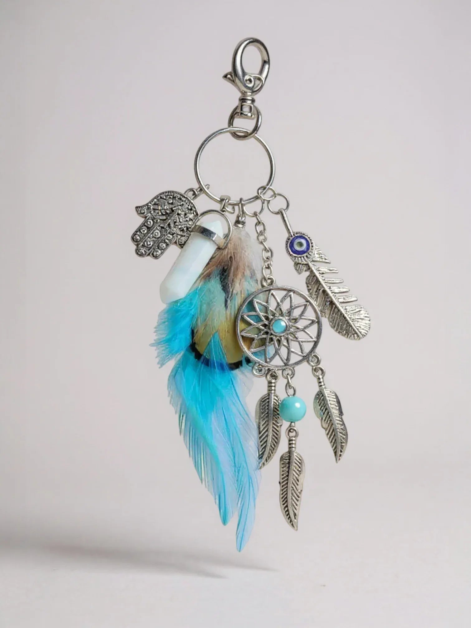 Bijou de Sac Attrape Rêve Bleu