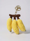 Bijou de Sac au Crochet Banane Jaune
