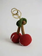 Bijou de Sac au Crochet Cerise Rouge