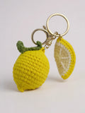 Bijou de Sac au Crochet Citron Jaune
