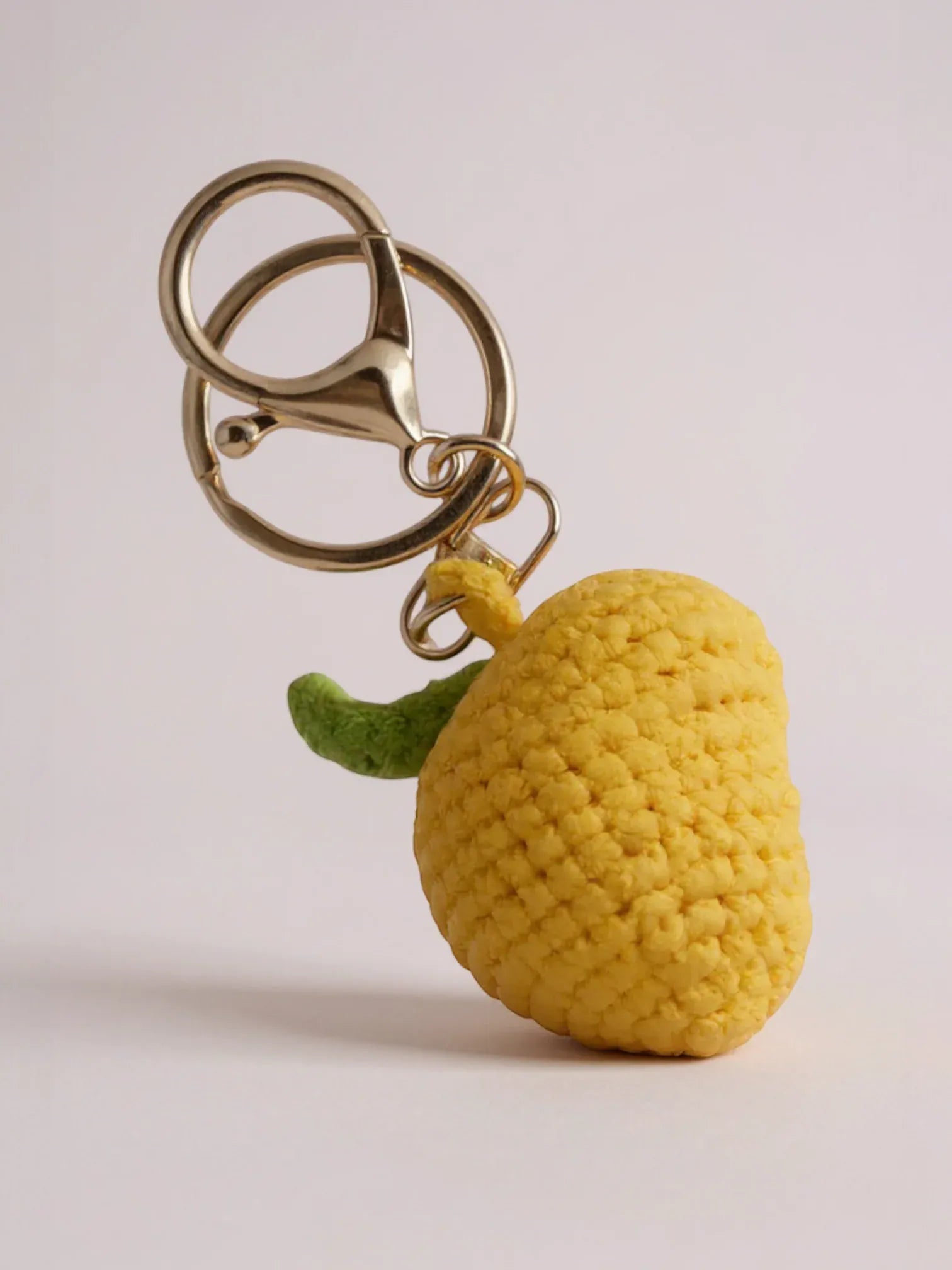 Bijou de Sac au Crochet Coin Jaune