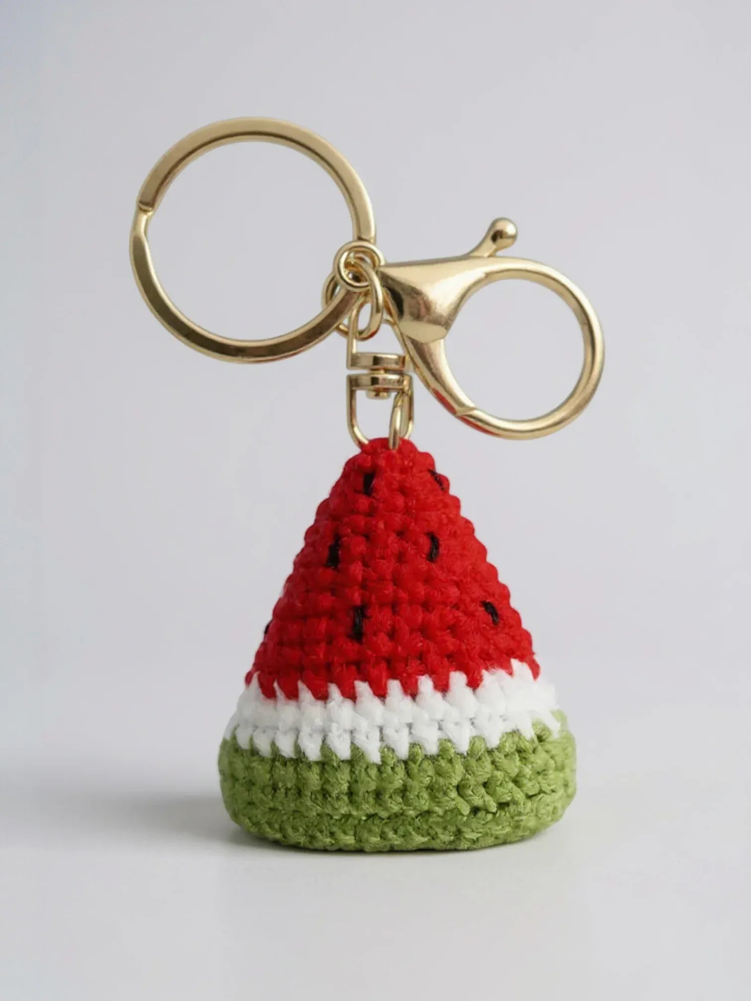 Bijou de Sac au Crochet Pastèque Rouge