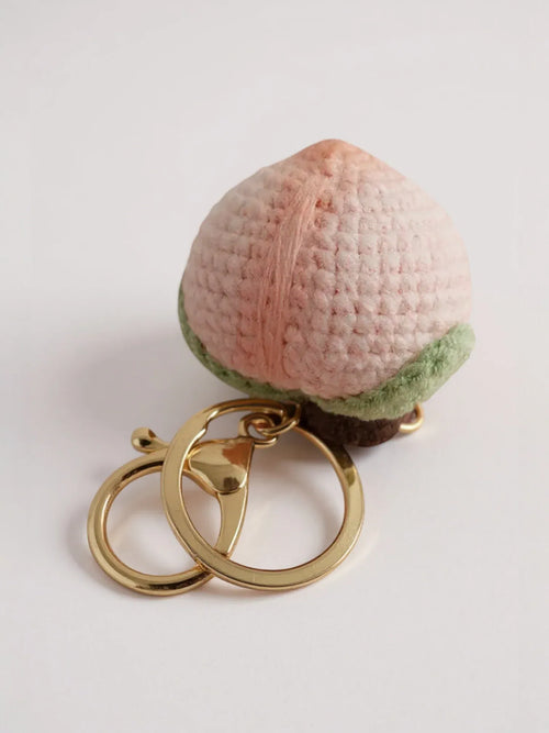 Bijou de Sac au Crochet Pêche Blanche