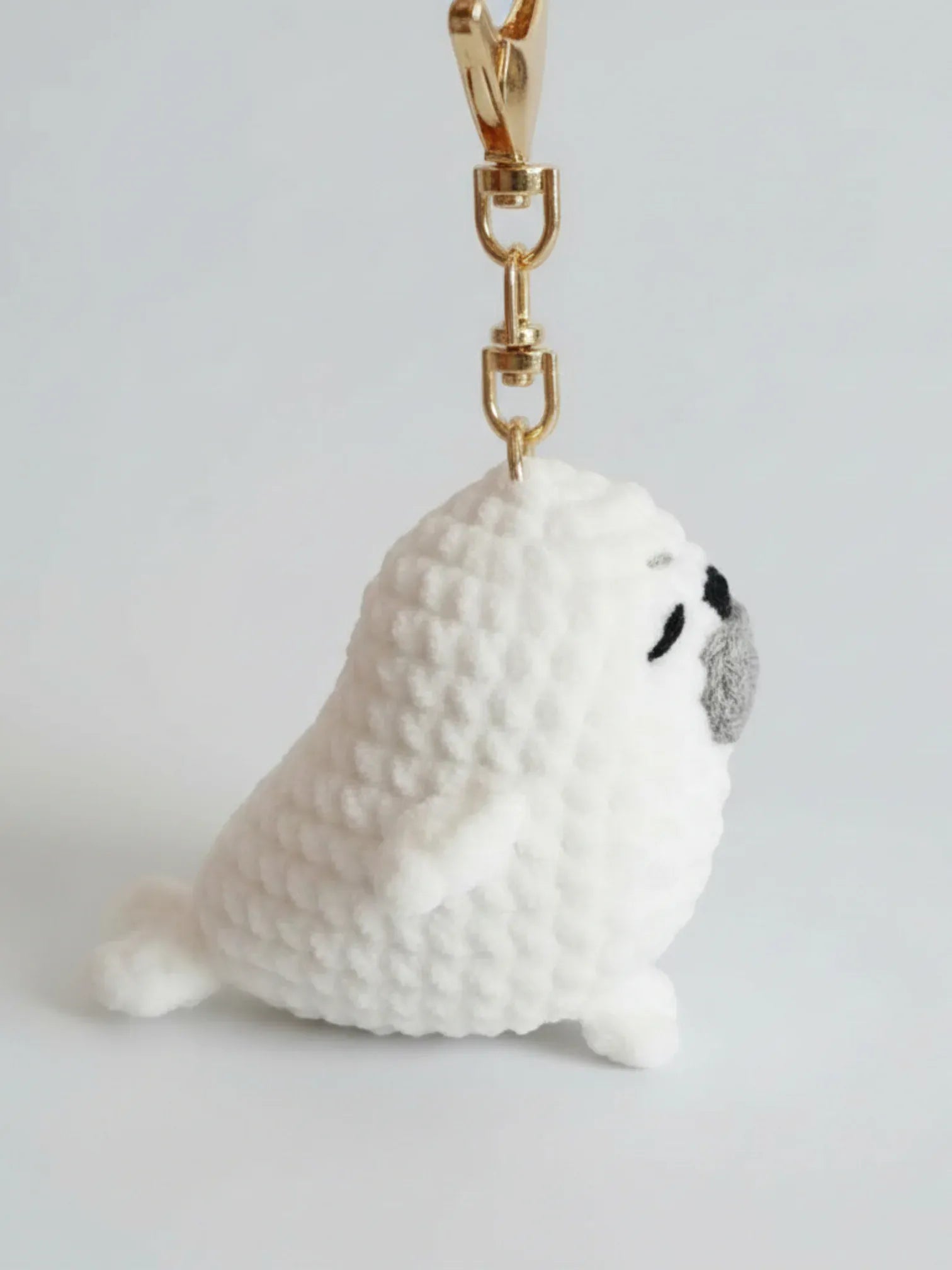 Bijou de Sac au Crochet Phoque Adulte