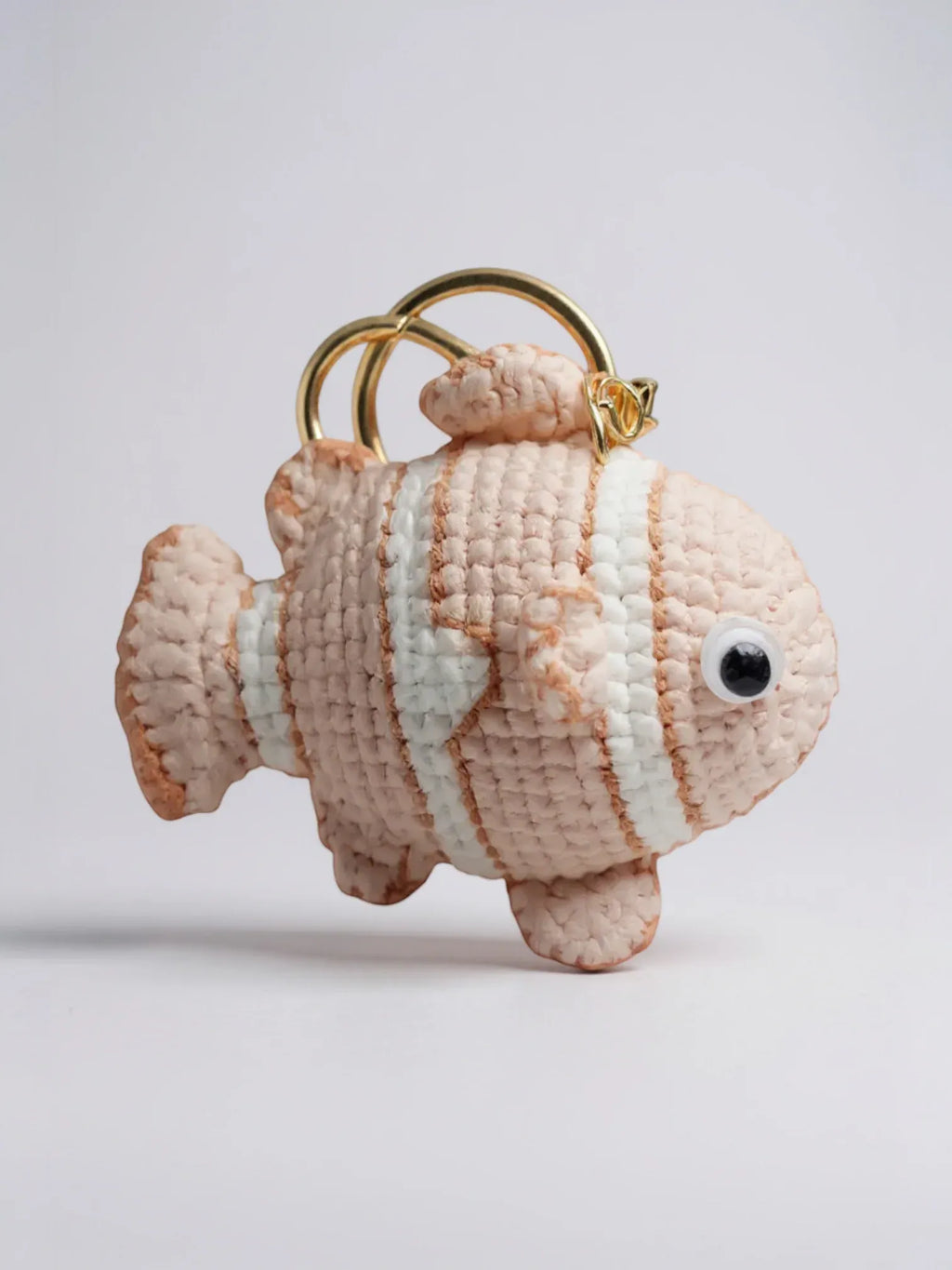 Bijou de Sac au Crochet Poisson Rouge