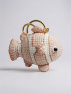 Bijou de Sac au Crochet Poisson Rouge