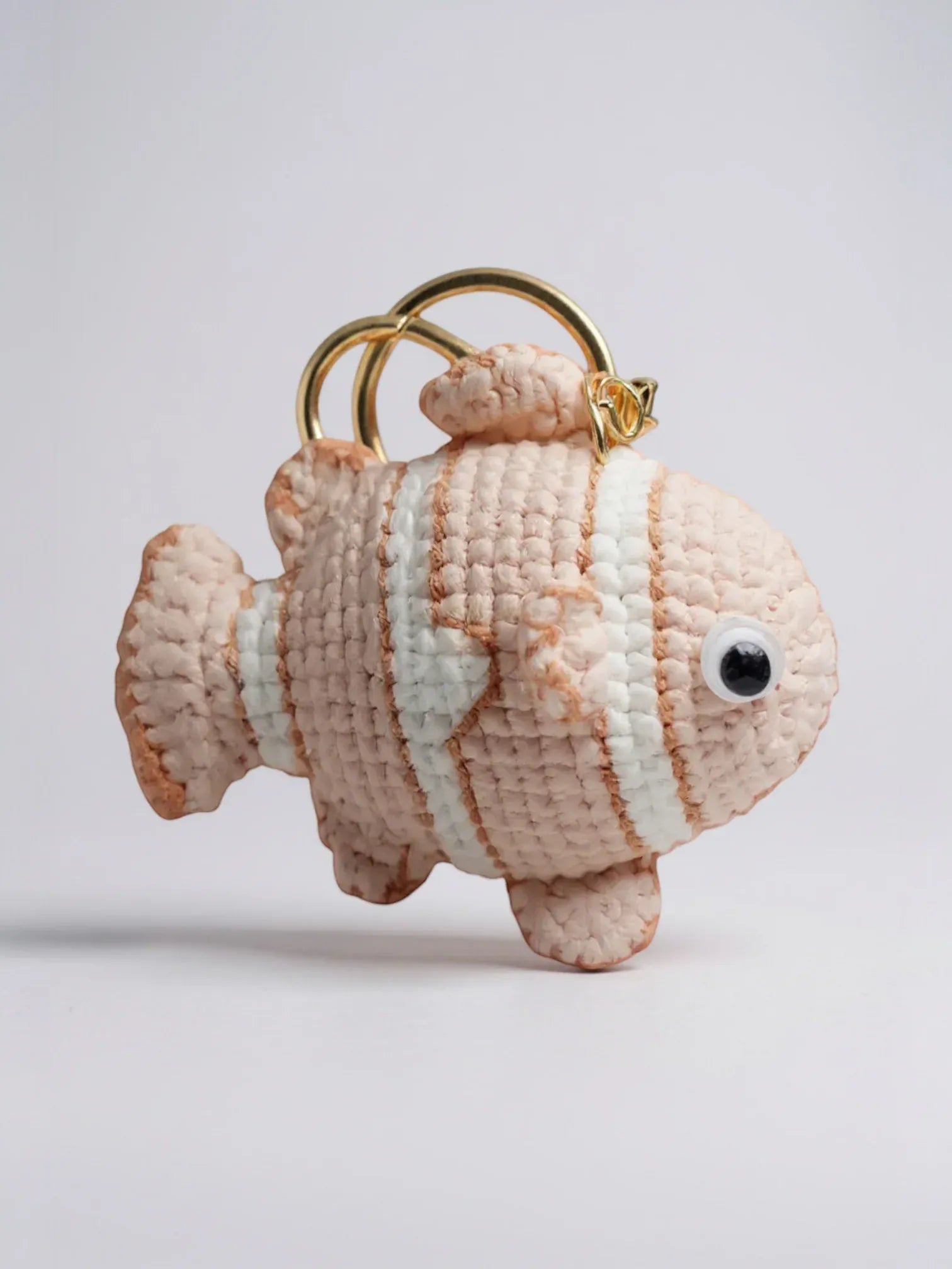 Bijou de Sac au Crochet Poisson Rouge