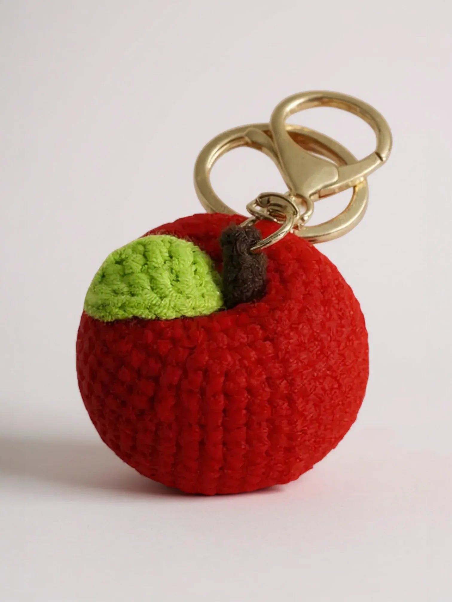 Bijou de Sac au Crochet Pomme Rouge
