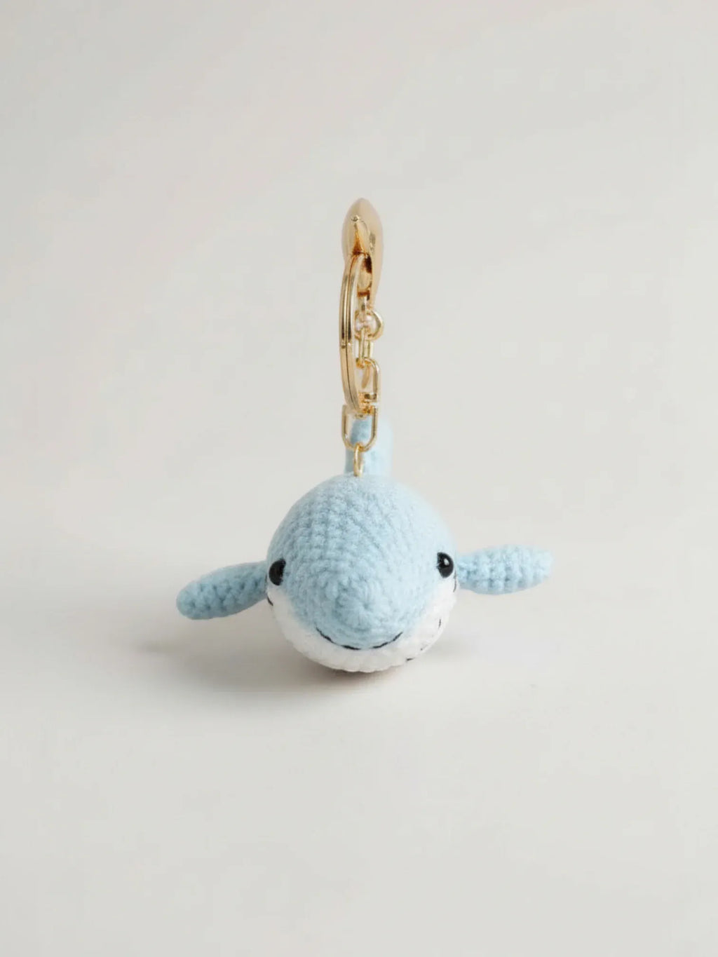 Bijou de Sac au Crochet Requin Bleu