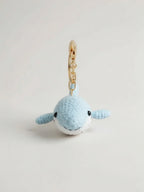 Bijou de Sac au Crochet Requin Bleu