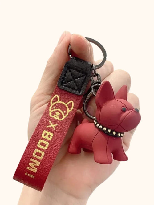 Bijou de Sac Bulldog Rouge