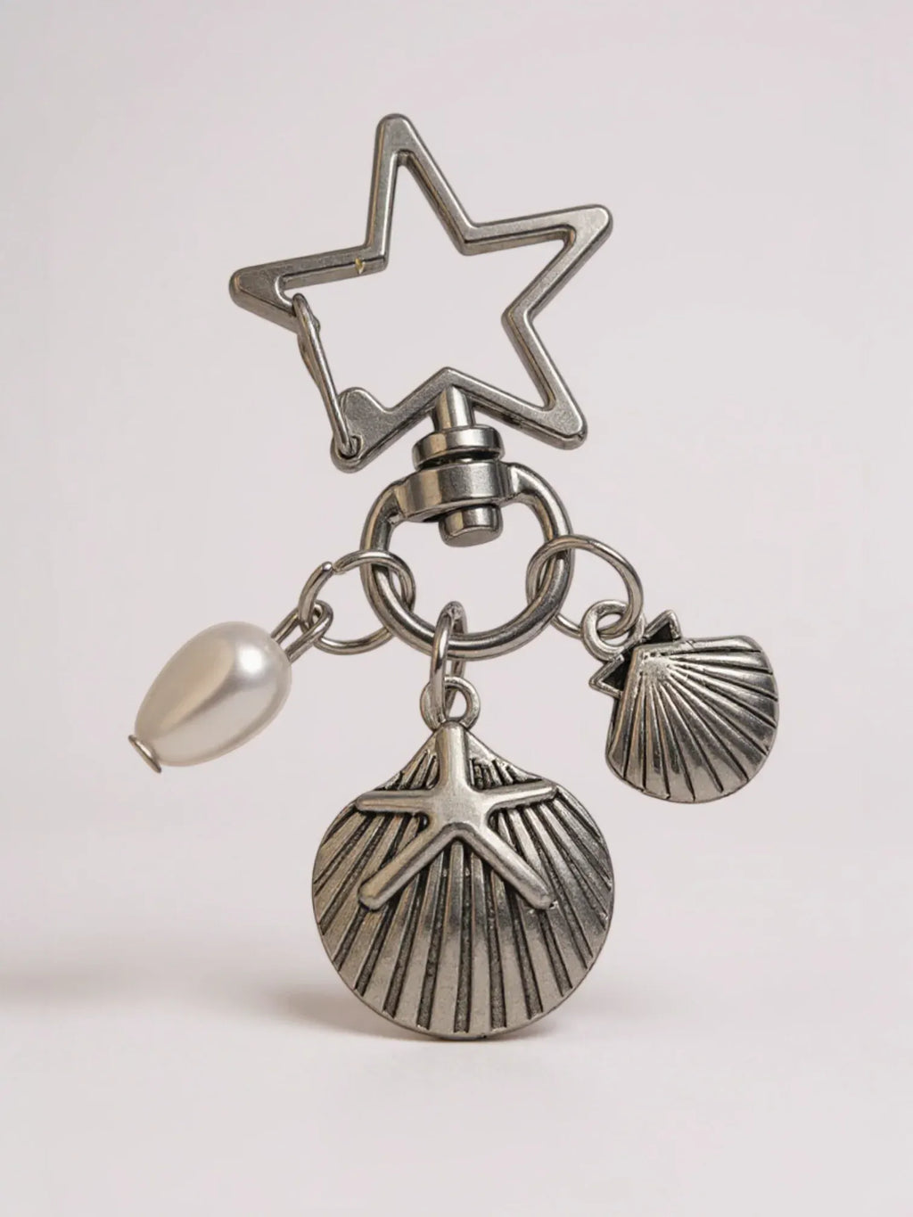 Bijou de Sac Coquillage Argent