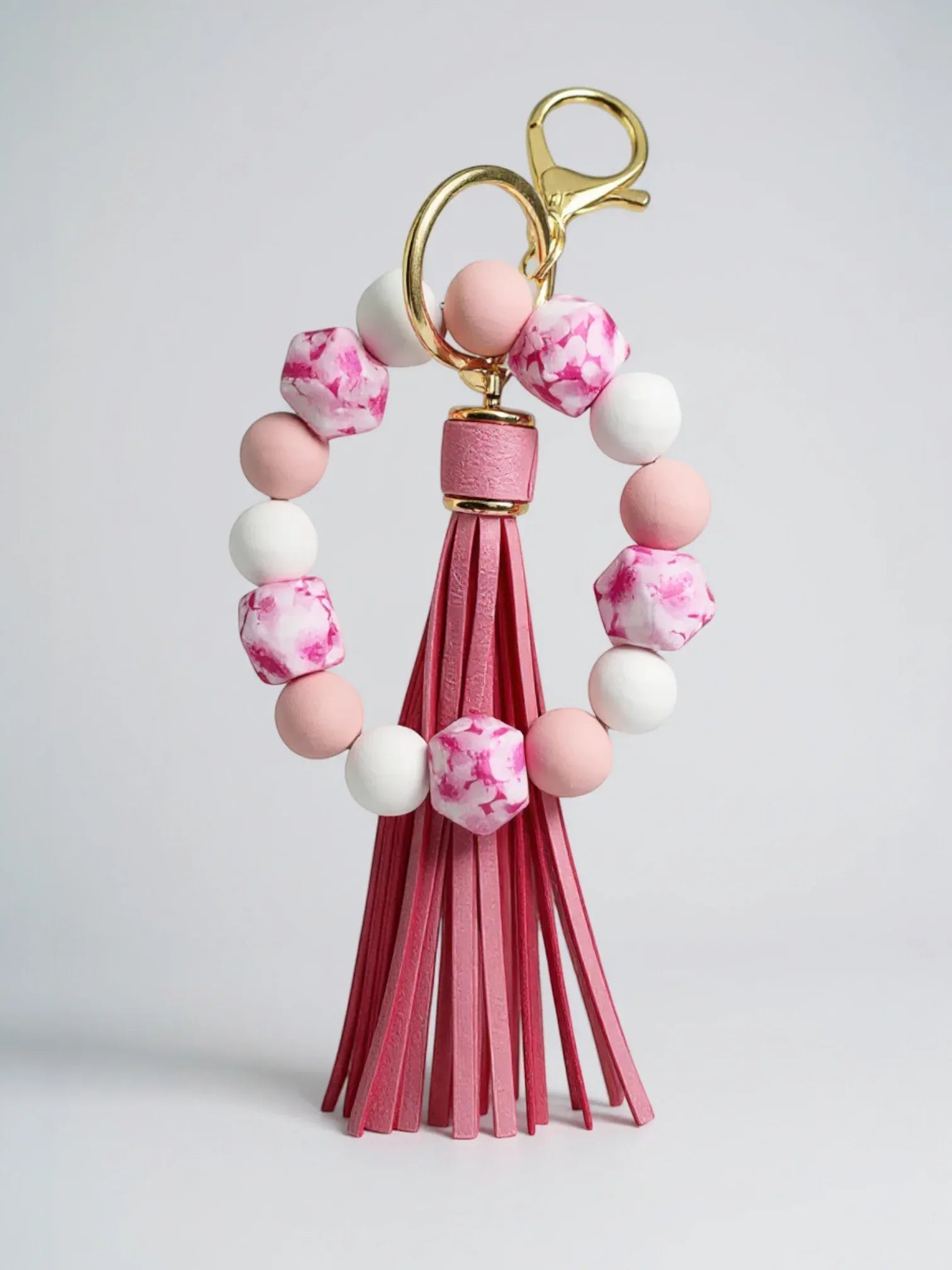 Bijou de Sac Cuir Rose