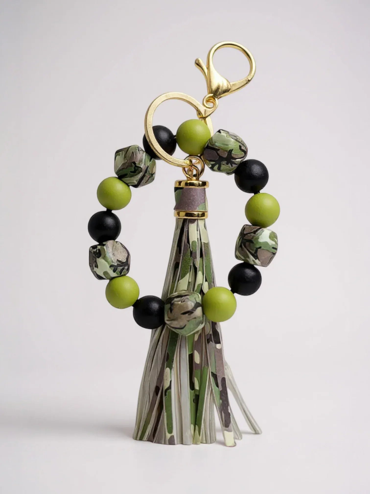 Bijou de Sac Cuir Vert