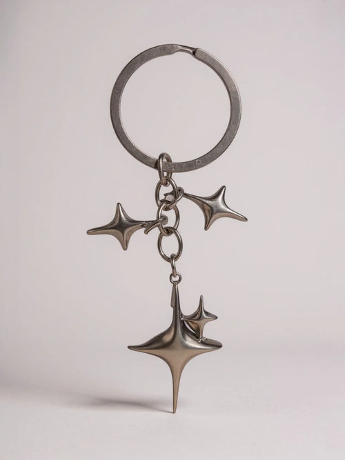 Bijou de Sac Étoile Scintillante Argent