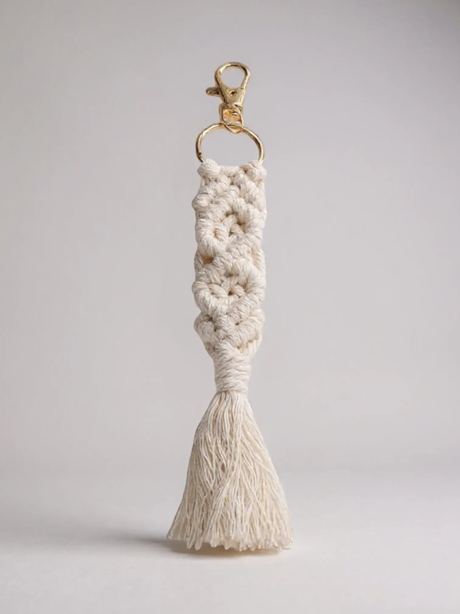 Bijou de Sac Macramé Blanc
