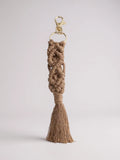 Bijou de Sac Macramé Marron