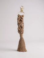 Bijou de Sac Macramé Marron