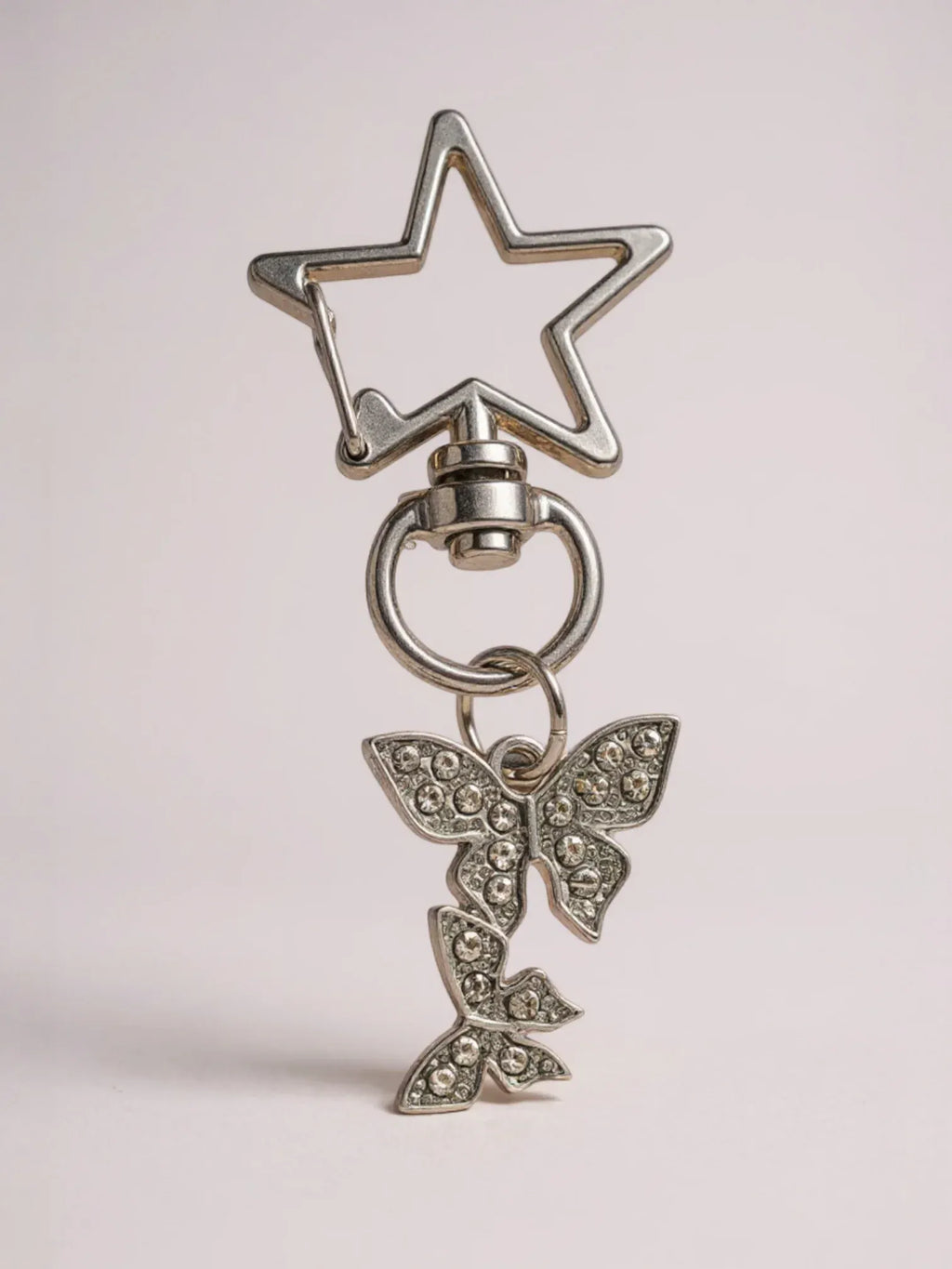 Bijou de Sac Papillons Argent