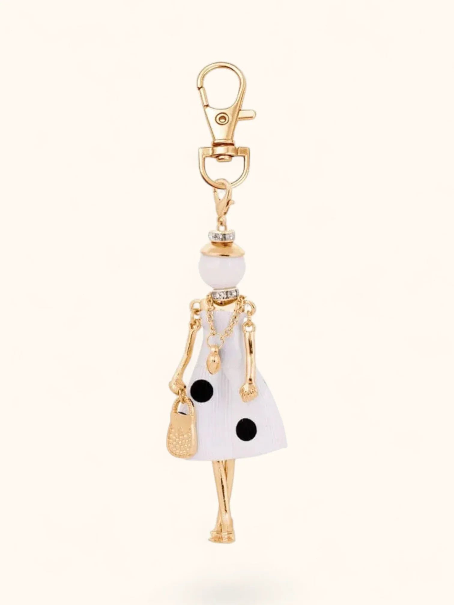 Bijou de Sac Poupée Blanc