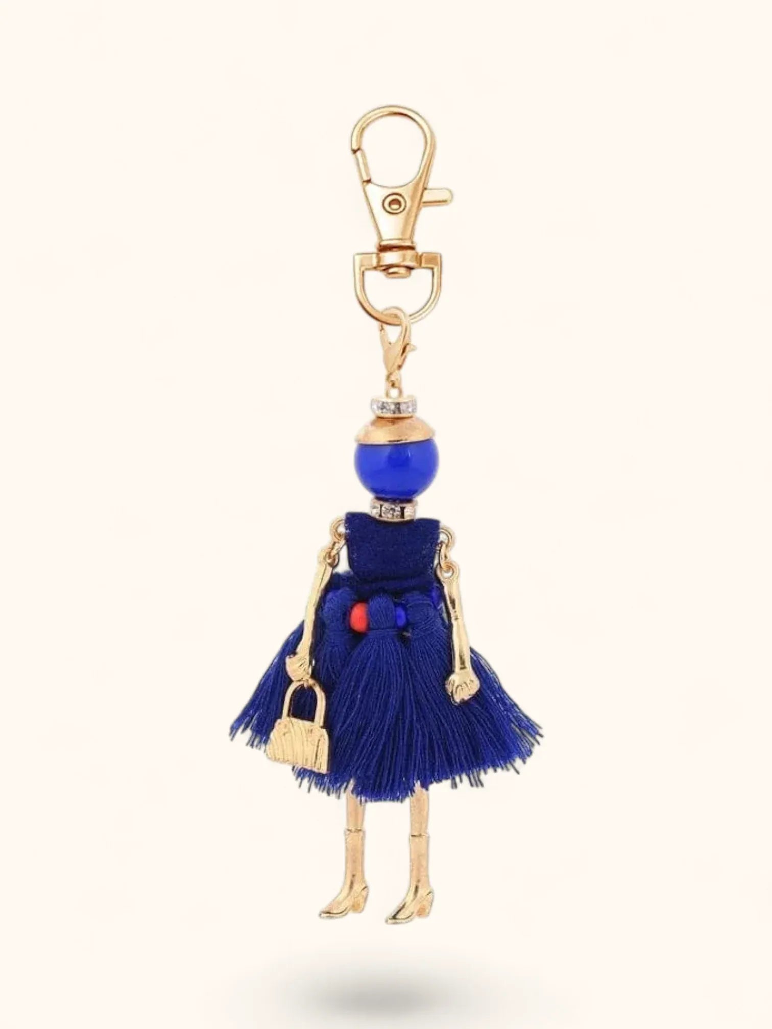 Bijou de Sac Poupée Bleu