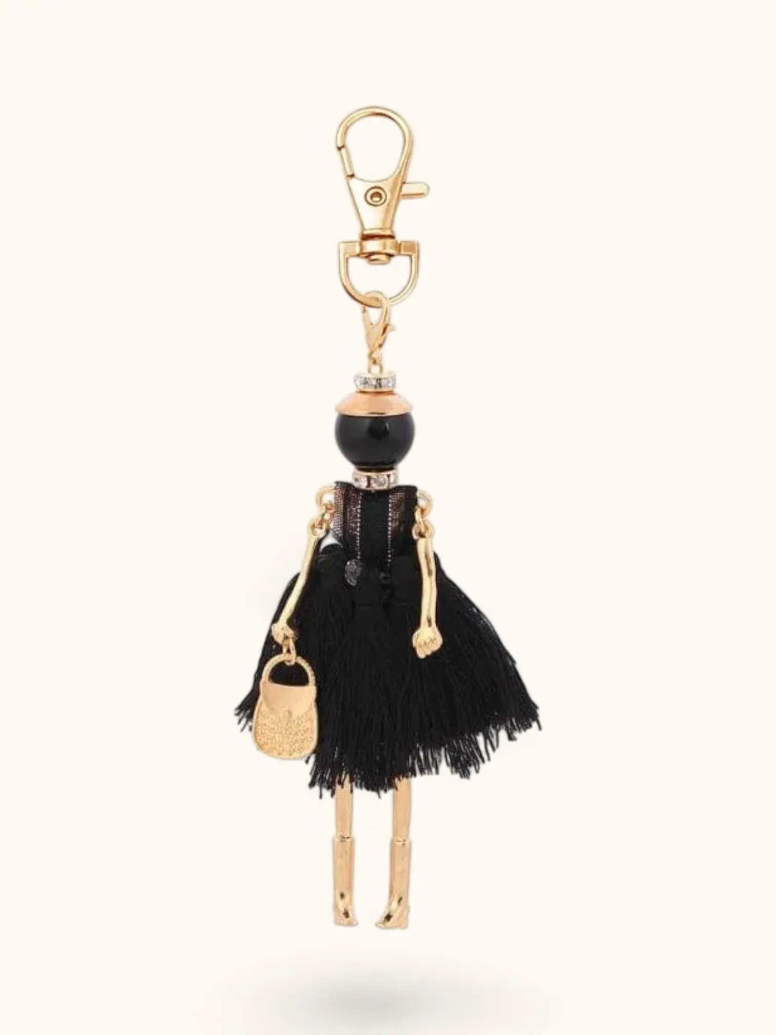 Bijou de Sac Poupée Noir