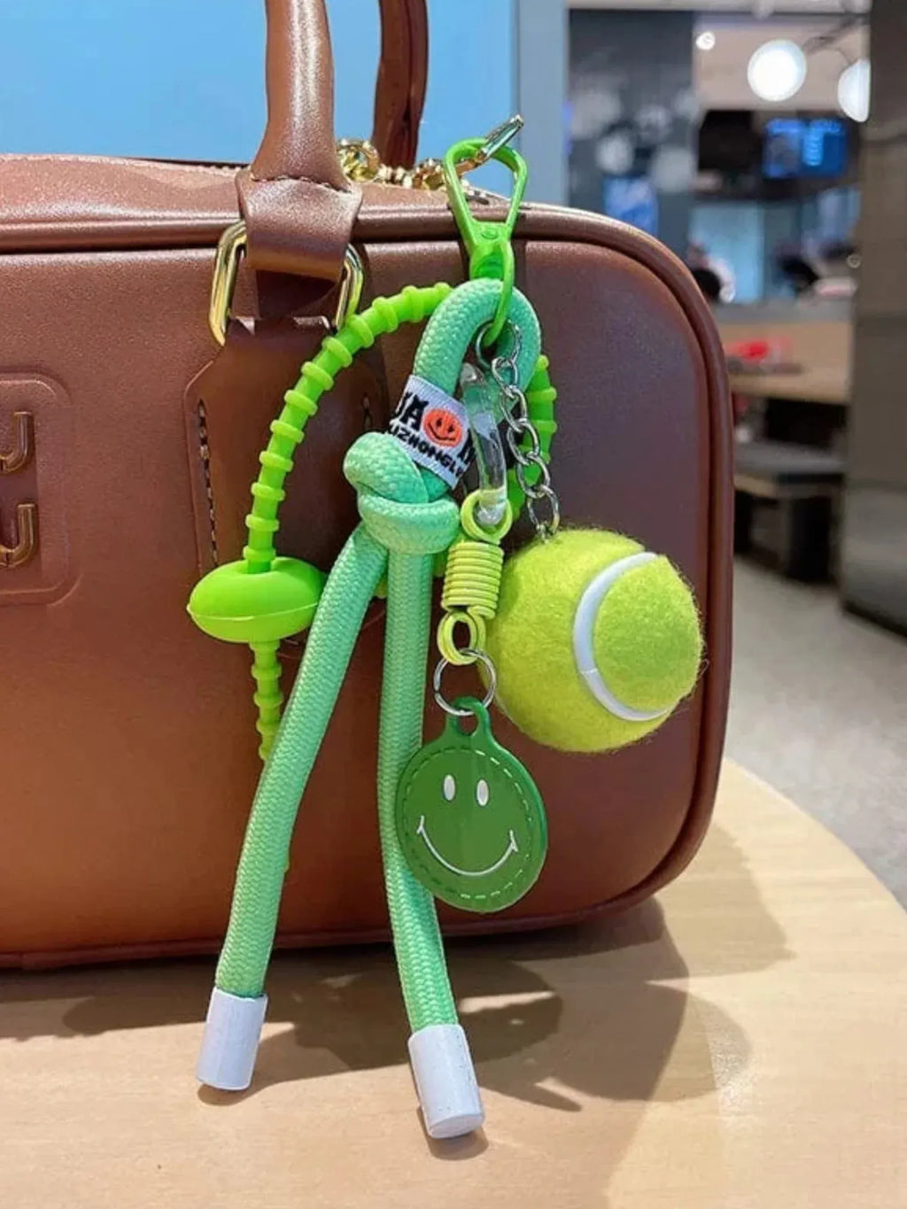 Bijou de Sac Sneakers Vert