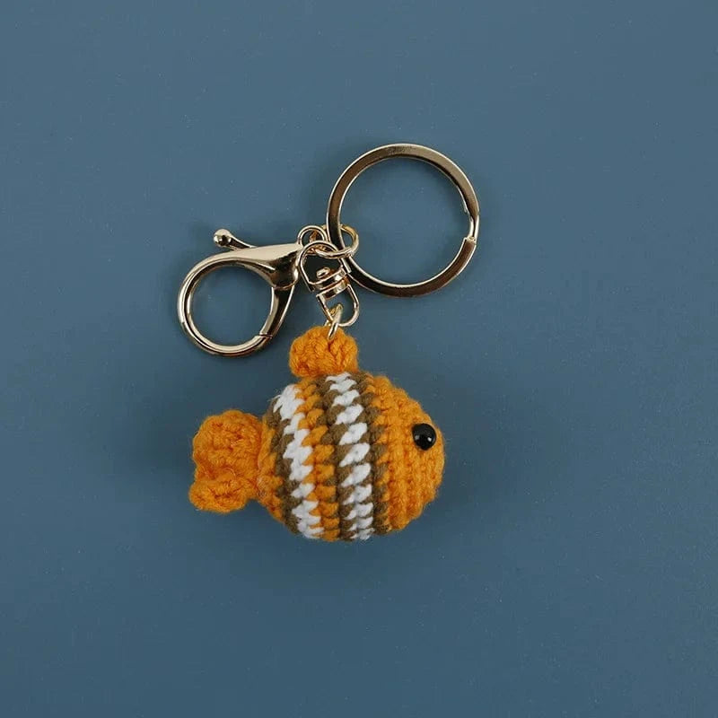 Bijoux de Sac au Crochet Bébé Poisson Rouge ZJJKR02179