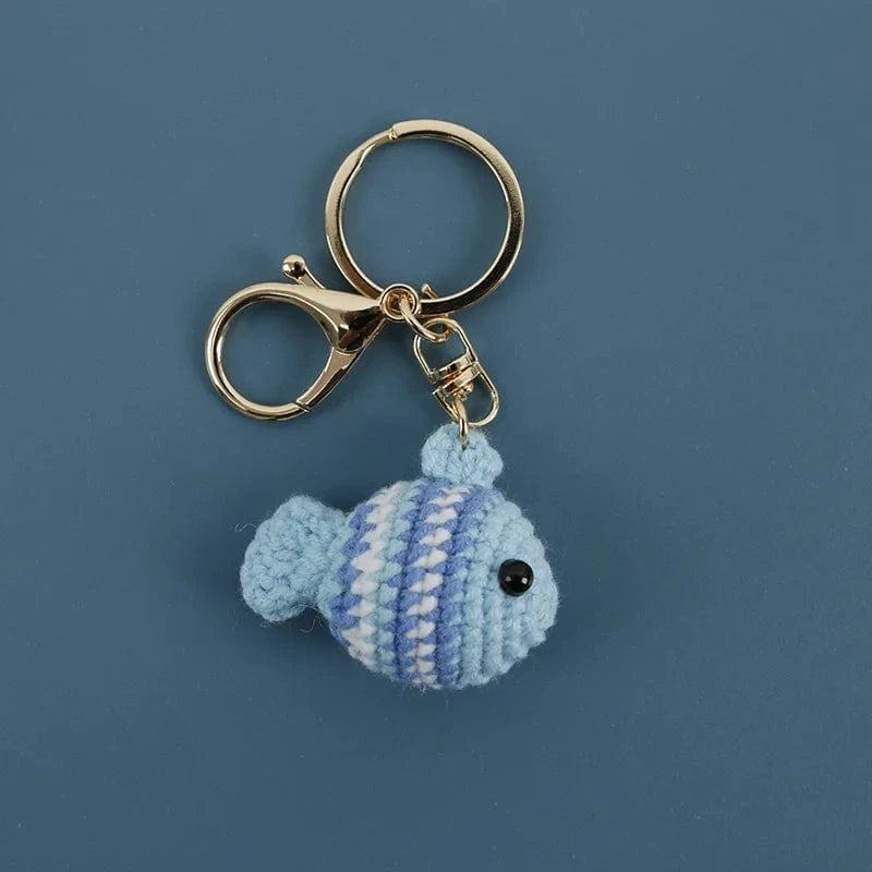 Bijou de Sac au Crochet Bébé Poisson Rouge