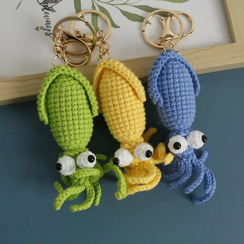 Bijou de Sac au Crochet Calamar