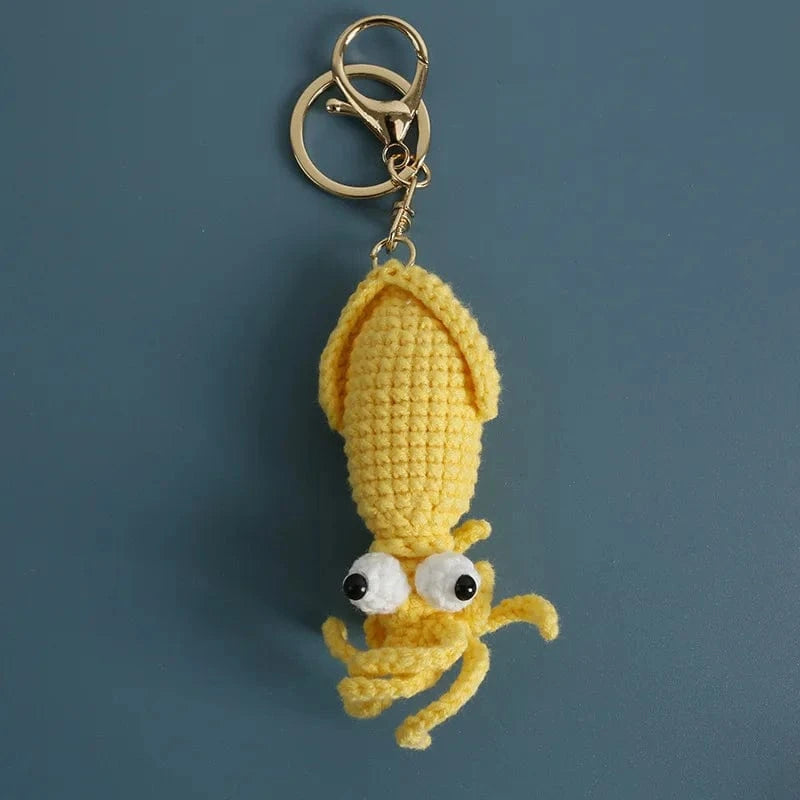 Bijoux de Sac au Crochet Calamar ZJJKR06243