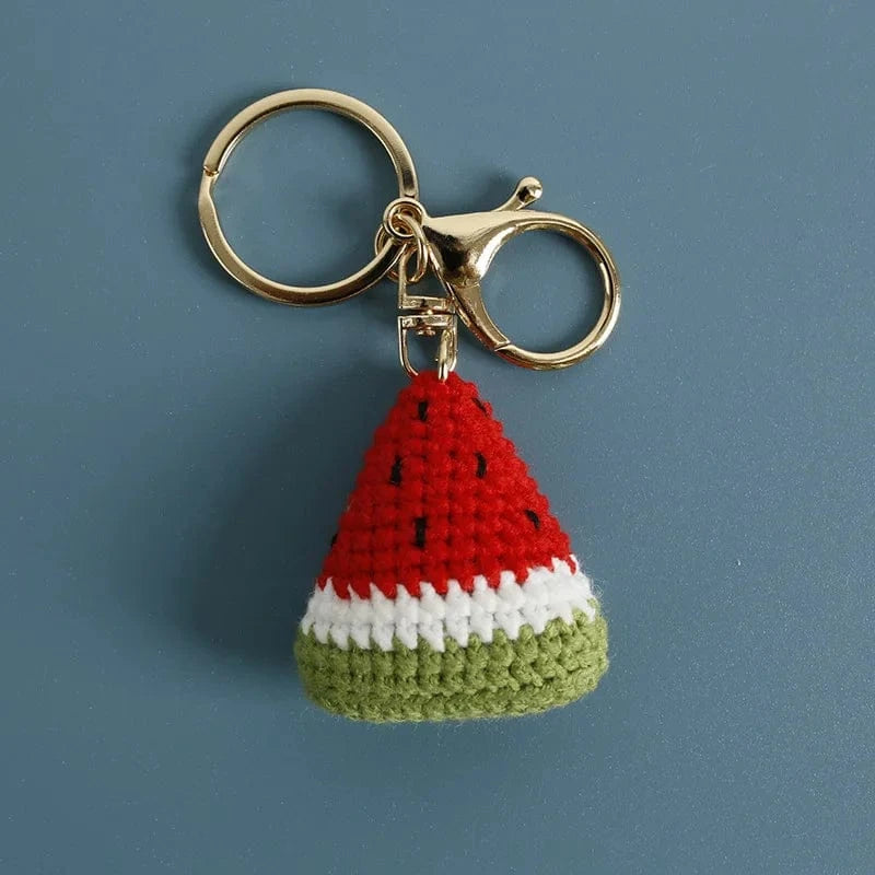 Bijou de Sac au Crochet Pastèque