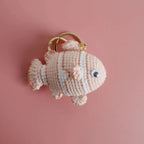 Bijoux de Sac au Crochet Poisson Rouge ZJJKR03871