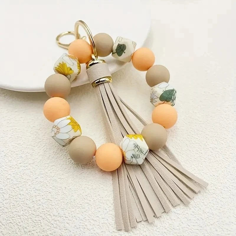 Bijoux de Sac Cuir K-314 Beige