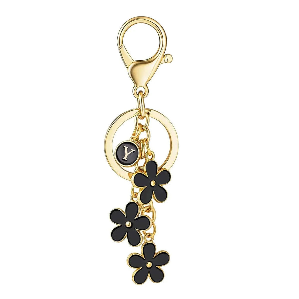 Bijoux de Sac Fleur Personnalisé Y