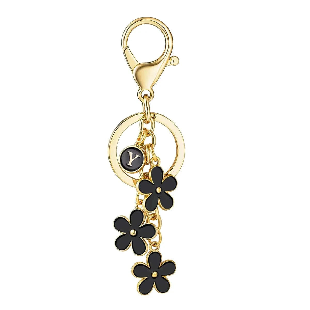 Bijoux de Sac Fleur Personnalisé Y