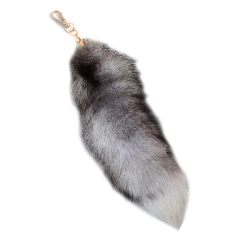 Bijoux de Sac Fourrure 40CM-A