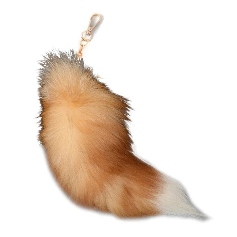 Bijoux de Sac Fourrure 40CM-D