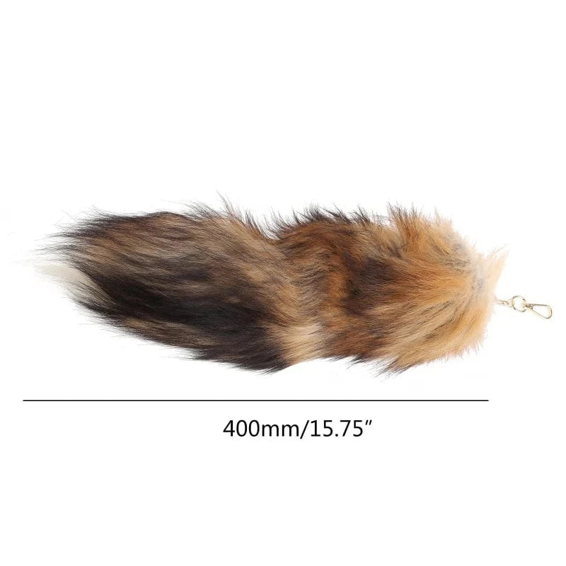 Bijoux de Sac Fourrure 40CM-F