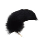 Bijoux de Sac Fourrure Style BB-Black 35CM