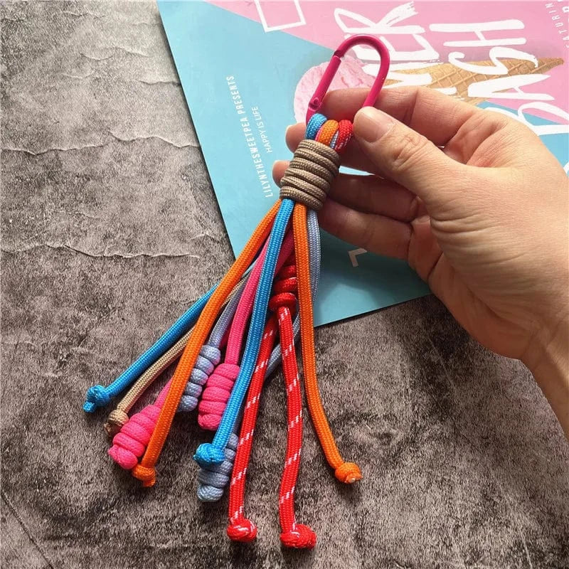 Bijoux de Sac Nœuds Marins rose red