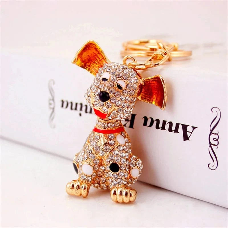 Bijou de Sac Strass Chien