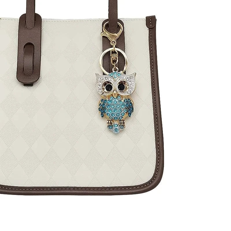 Bijoux de Sac Strass Hibou