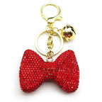 Bijoux de Sac Strass Nœud Papillon Rouge GD