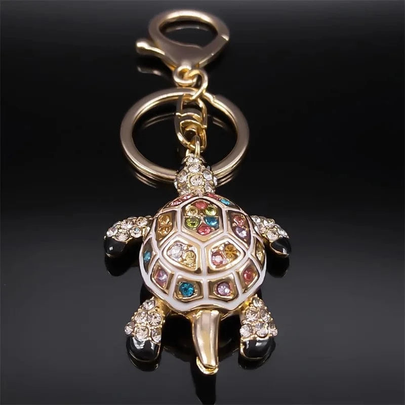 Bijoux de Sac Strass Tortue de Mer