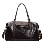 Cabas de Cours Cuir Fashion Coffee