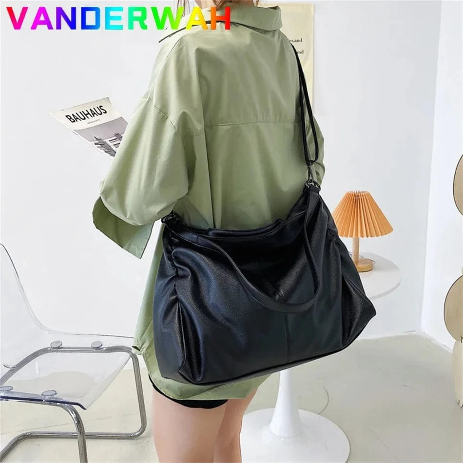 Cabas de Cours en Cuir Zipper