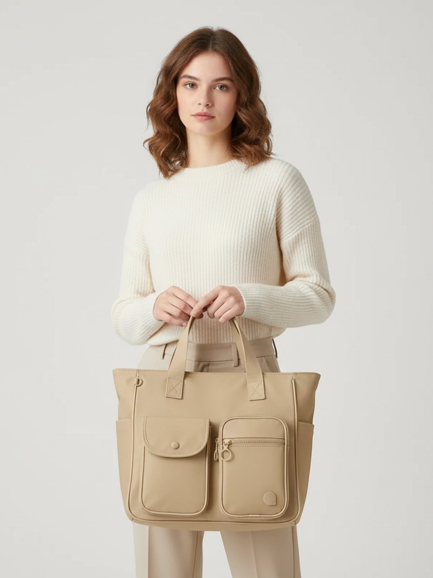 Grand Sac de Cours en Toile