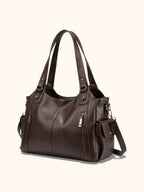 Épaulière de Cours en Simili Cuir Marron